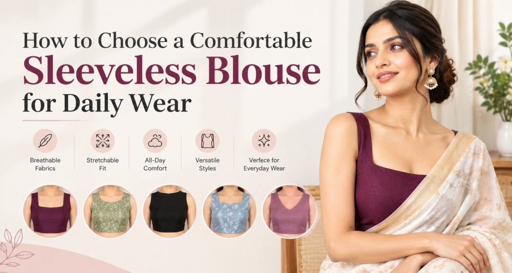 How to Choose a Comfortable Sleeveless Blouse for Daily Wear